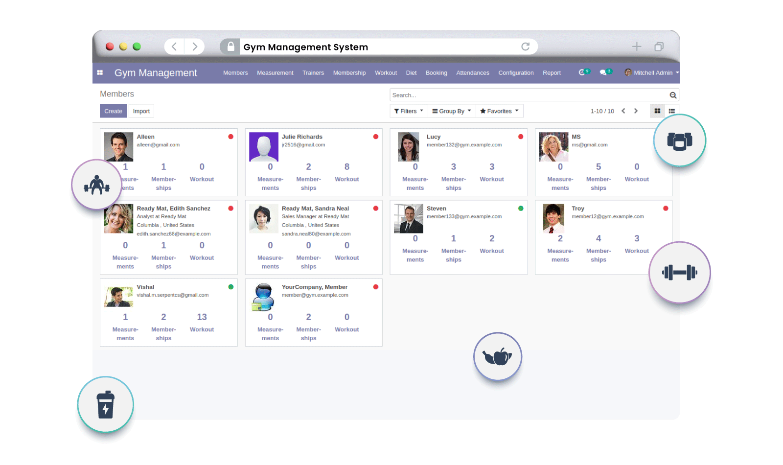 CBMS Odoo Gym Management System - CBMS GYMMS