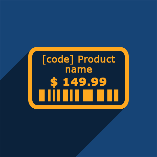 [garazd_product_label_38x25] CBMS Odoo Custom Product Labels 38x25 mm (1.5" x 1")